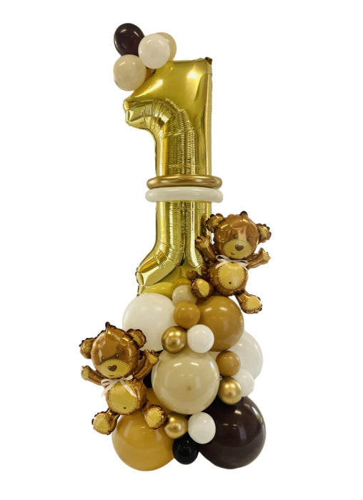 Teddy Bear Balloon Bouquet/Base- Choose You Age