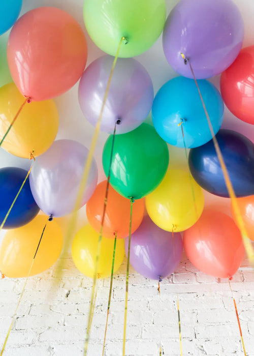 Bright Assorted Ceiling Helium Balloons - Choose Your Amount