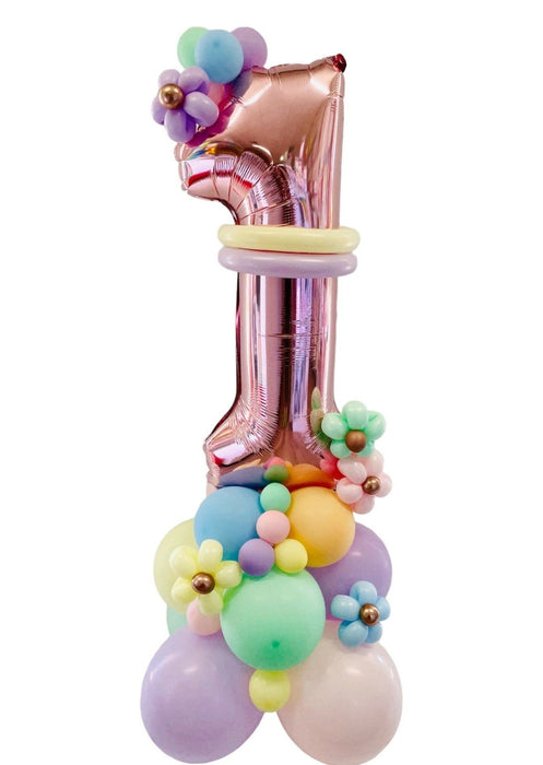 Pastel Daisy Balloon Bouquet/Base- Choose Your age