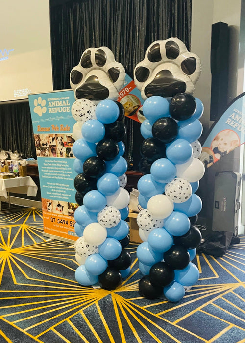 Balloon Pillar with Large Novelty Shape