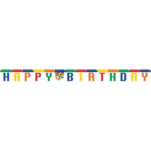 Lego / Block Birthday Banner