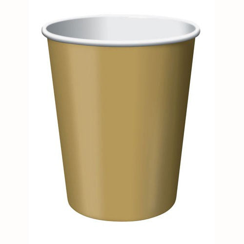 Gold Paper Cups Pack of 20