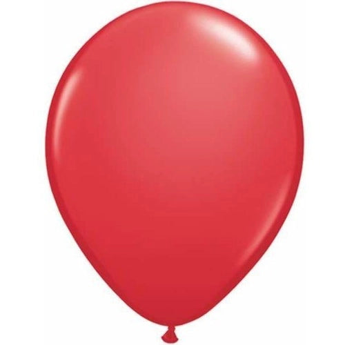 Red | 5" Balloons | Pack | Flat