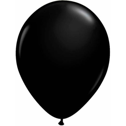 Black | 5" Balloons | Pack | Flat