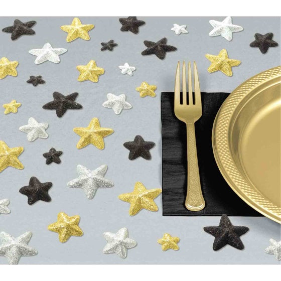 Glittered Foam Star Scatters