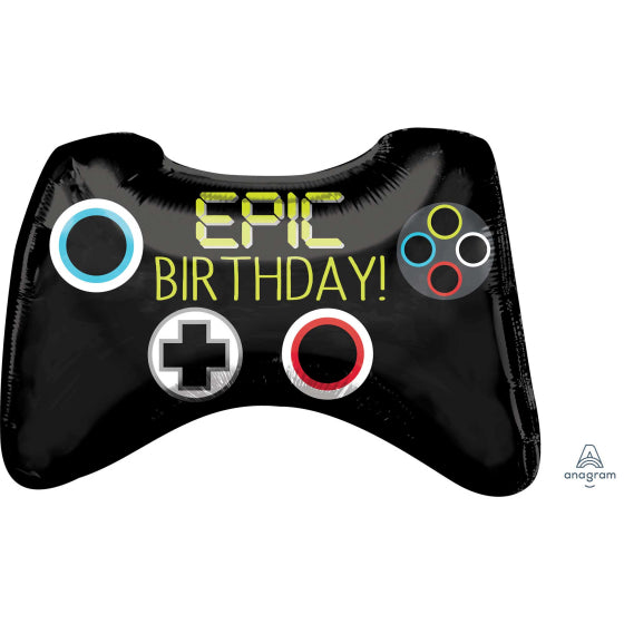 Game Controller Large Shape Balloon - Helium Filled or Flat