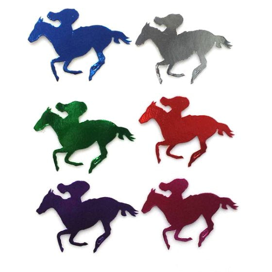 Horse and Rider Assorted Cutouts 10cm Pack of 12
