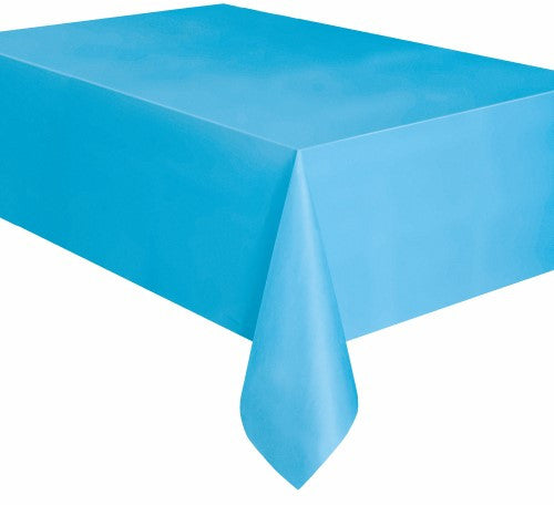 Light Blue Plastic Tablecover