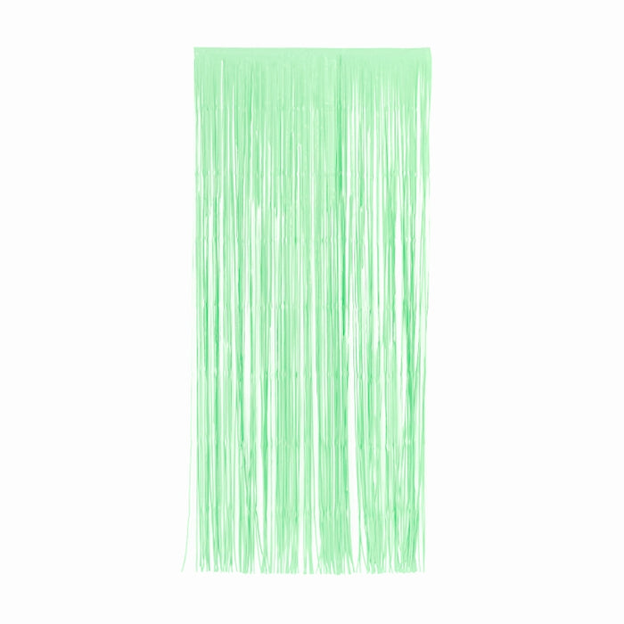 Door Curtain Mint Green