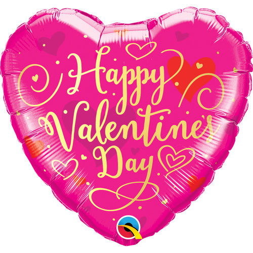Heart Shape Valentine's Day Balloon - Bouquet or Single