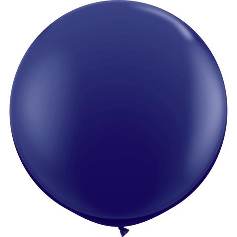 Round Navy Balloon 90cm