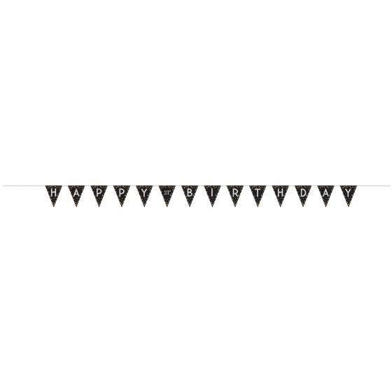 Happy Birthday | Pennant Banner | Add-Any-Age