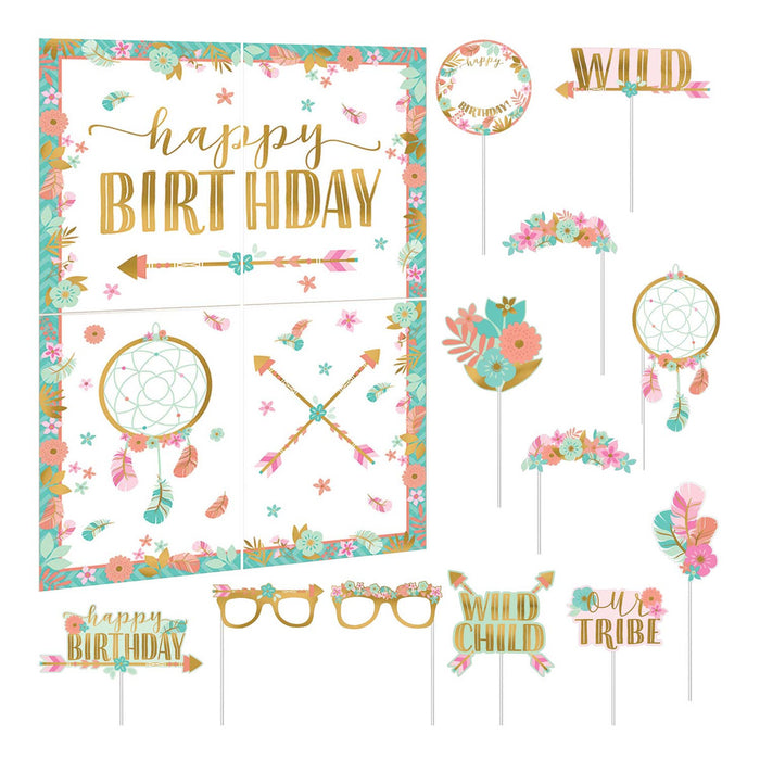 Boho Scene Setter With Photo Props