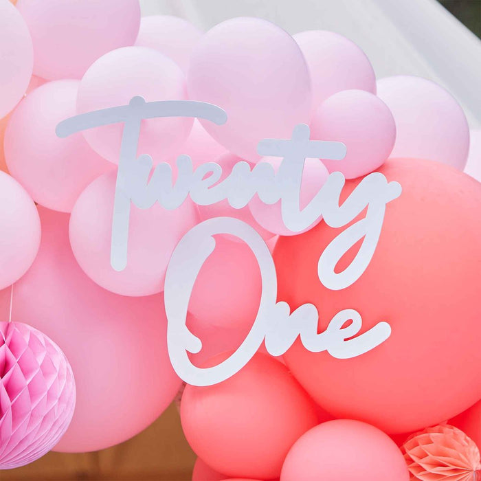 Twenty One Sign - Foam