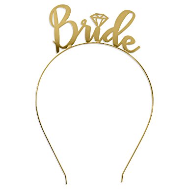 Gold Bride Headband