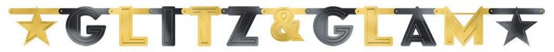 Letter Banner - Glitz & Glam- 7Ft