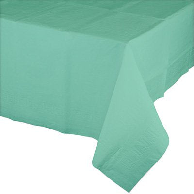Pastel Green Plastic Tablecover