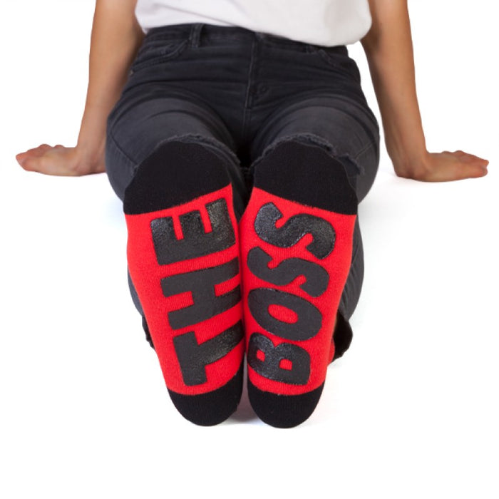 The Boss Socks 'THE BOSS' on the Bottom
