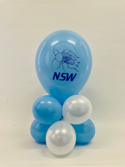 State Of Origin Table Balloon Arrangement - NSW