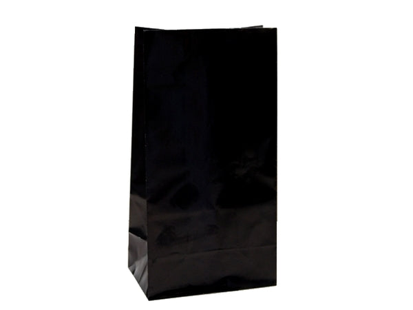 Paper Loot Bags - Black 10pk