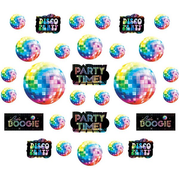 Disco Theme Cutouts Pk30