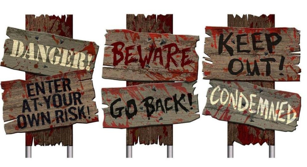 Graveyard Sign