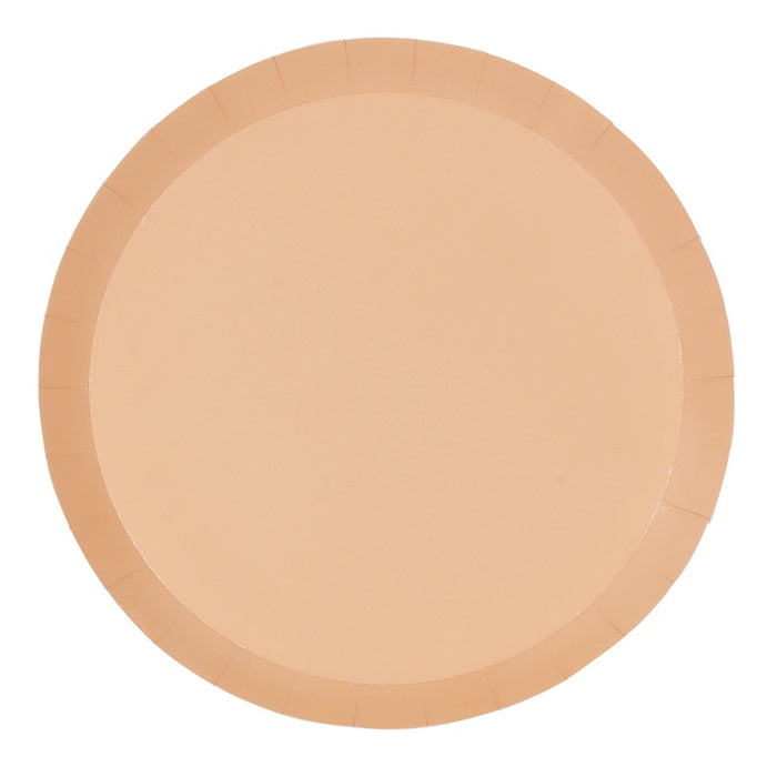 Peach Paper Snack Plates | 10pk
