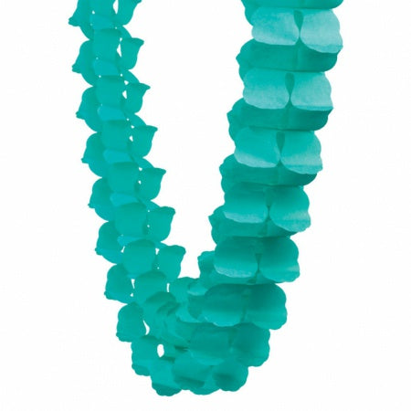 Honeycomb Garland Turquoise