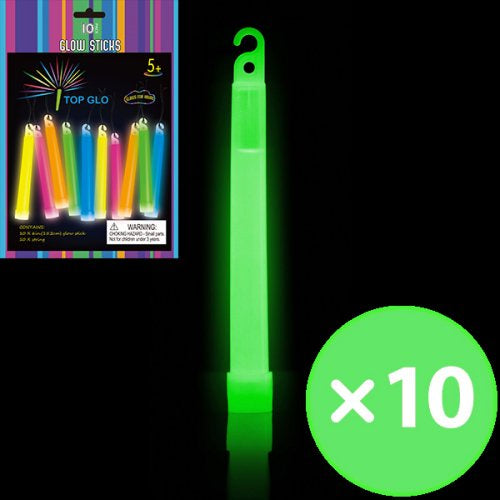Glow Sticks  Green | 15cm 10pk