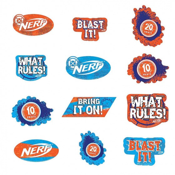 Nerf Cutouts Pk 12
