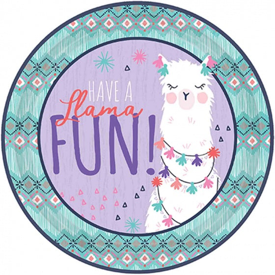 Llama Dinner Plates