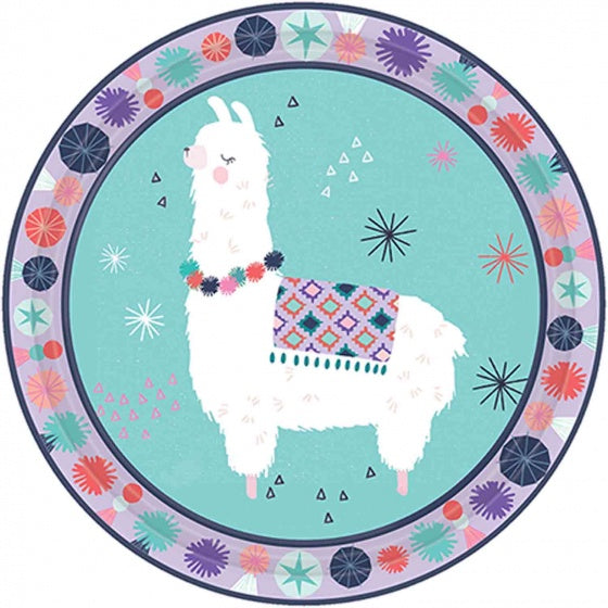 Llama snack Plates