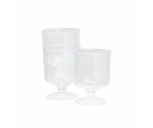 Wine Goblets Plastic Pk10 - 170ml