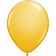 Golden Rod Balloons Matte ~ Singles ~ Pack ~ Helium Filled ~ Flat