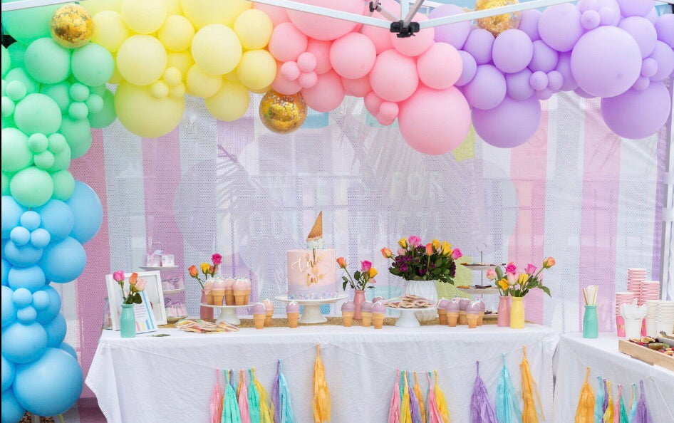Pastel Balloon Arch | Pastel Balloon Garland 5m