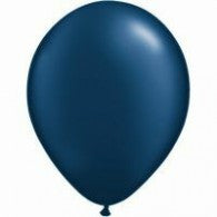 Navy Blue Balloons Pearl ~ Singles ~ Pack ~ Helium Filled ~ Flat