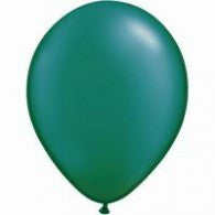 Emerald Green Balloons Pearl  ~ Singles ~ Pack ~ Helium Filled ~ Flat