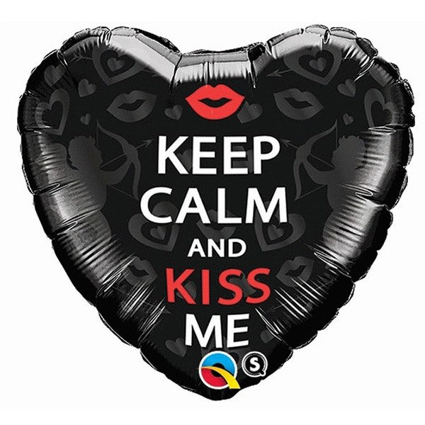 Keep Calm & Kiss Me Balloon - Bouquet or Single