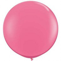 Round Rose Pink Balloon 90cm