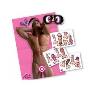 Hens Game - Stick A Pecker On Hunk Game