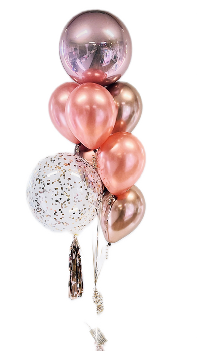 Metallic Mega balloon bouquet