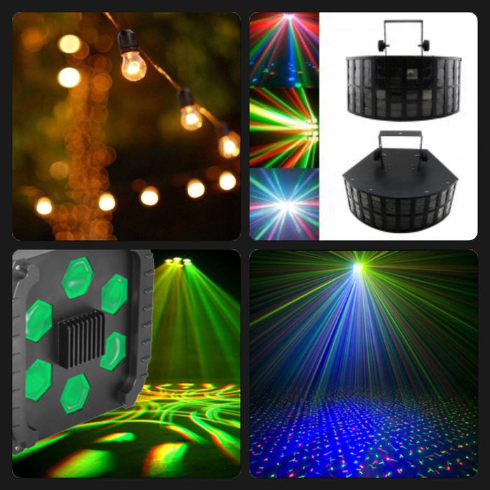 Hire your party lights from the Party Planet!