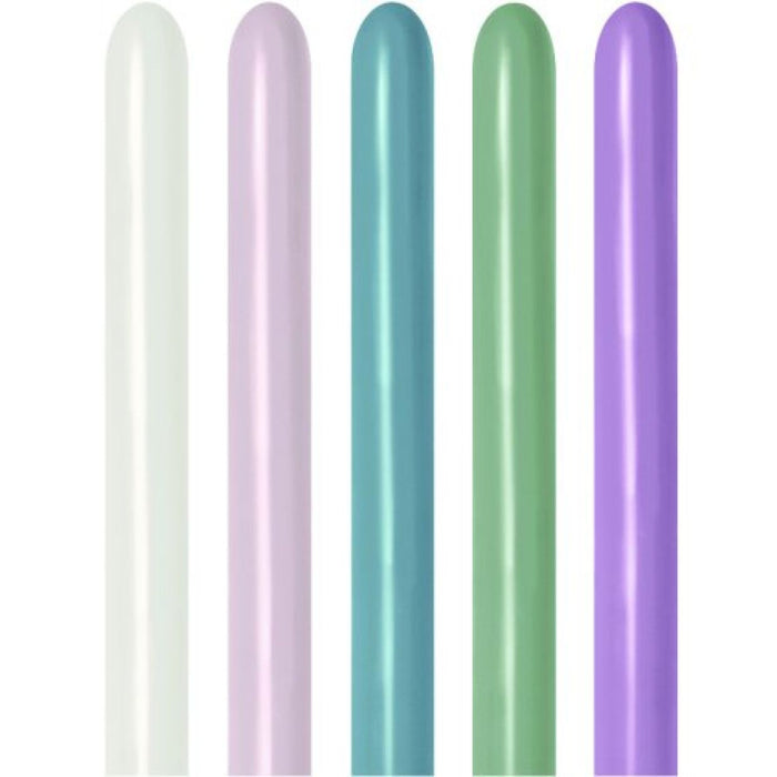 Pastel Dusk Twisting Balloons 260s | Sempertex | 100pk
