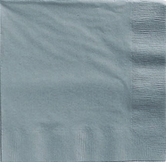 Lunch Napkins Silver Pk20