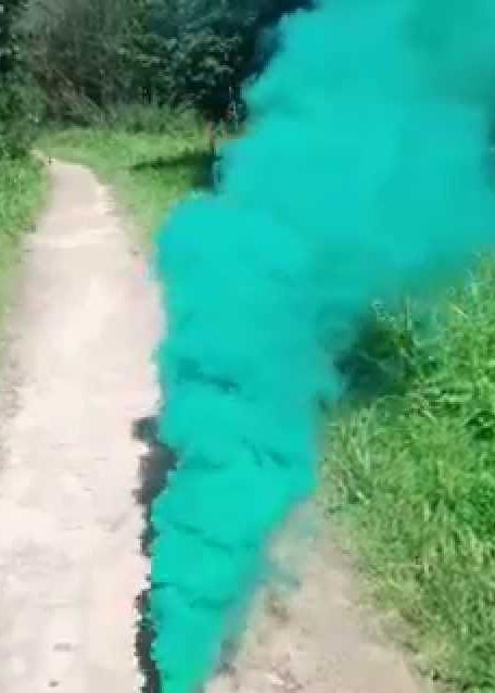 Smoke Bomb - Green | Coloured Smoke Emitter