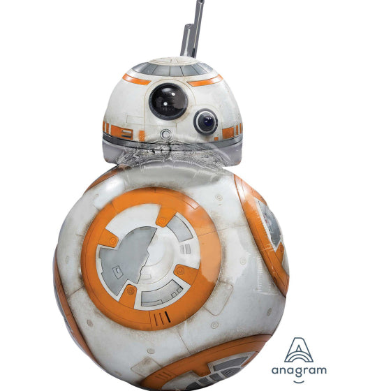 BB8 Star Wars Large Shape Balloon - Helium Filled or Flat