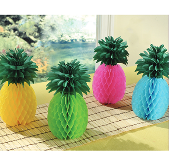 Pineapple Honeycomb Table Decoration Colourful PK4