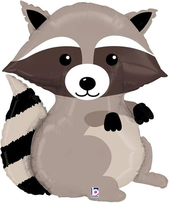 Racoon Foil Balloon - CLEARANCE ITEM