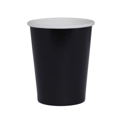 Black Blue Paper Cups 260ml Pk20
