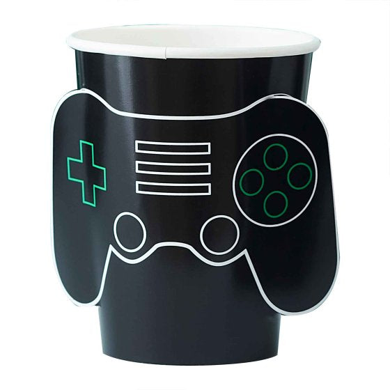 Game Controller Paper Cups 266ml 8pk